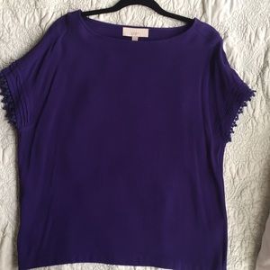 Purple tunic from LOFT